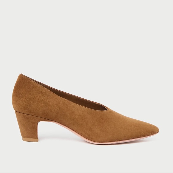 Loeffler Randall Maeve Cacao Suede Low Pump, 8.5 - Picture 2 of 11